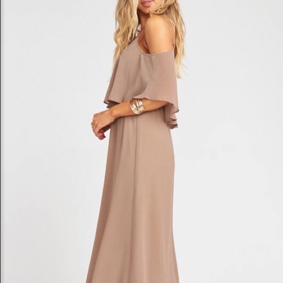 “Caitlin Ruffle Maxi Dress” - Bridesmaid Dress - Picture 2 of 5